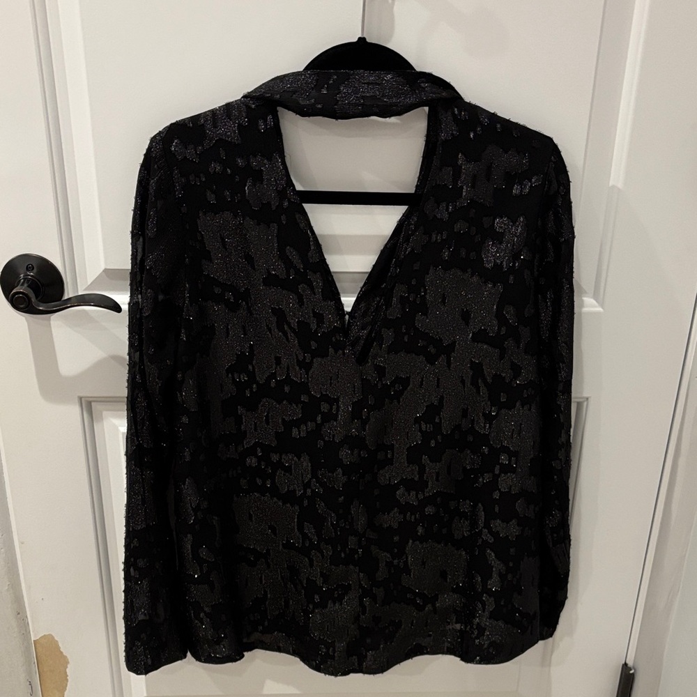 [Nwt] Bcbgeneration Black Patterned Blouse - image 3